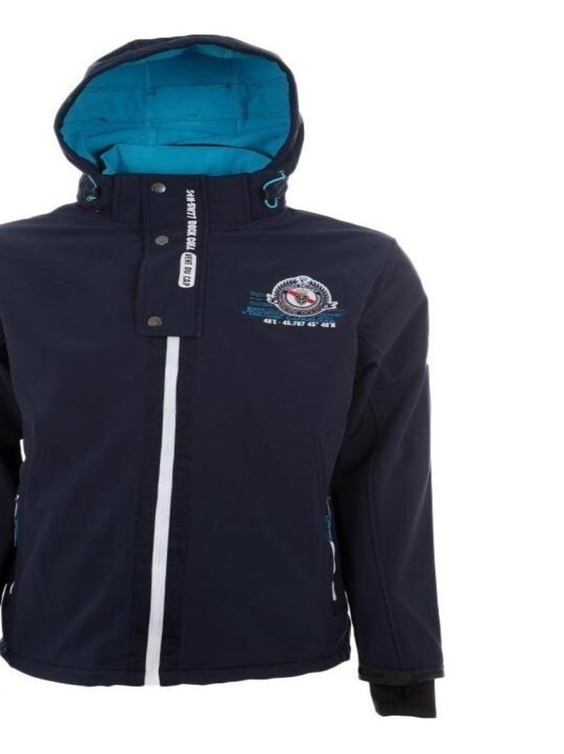 Blouson softshell   CETOM - VENT DU CAP Bleu marine - Kiabi