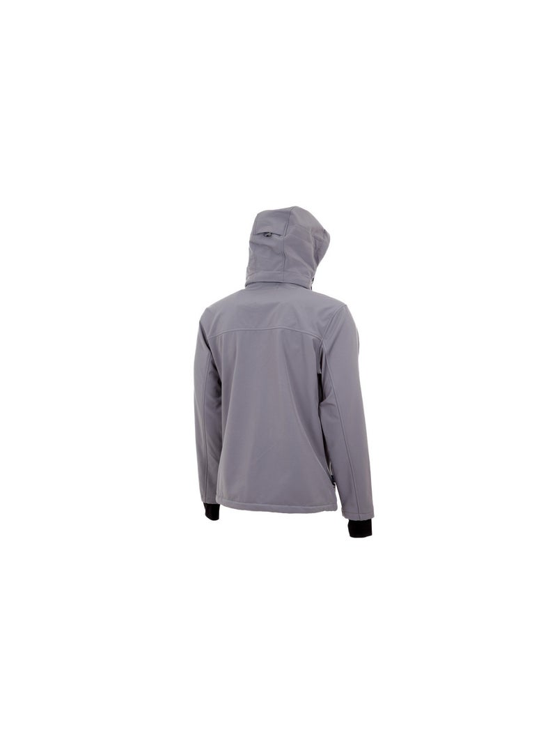 Blouson softshell   CETOM - VENT DU CAP Gris - Kiabi