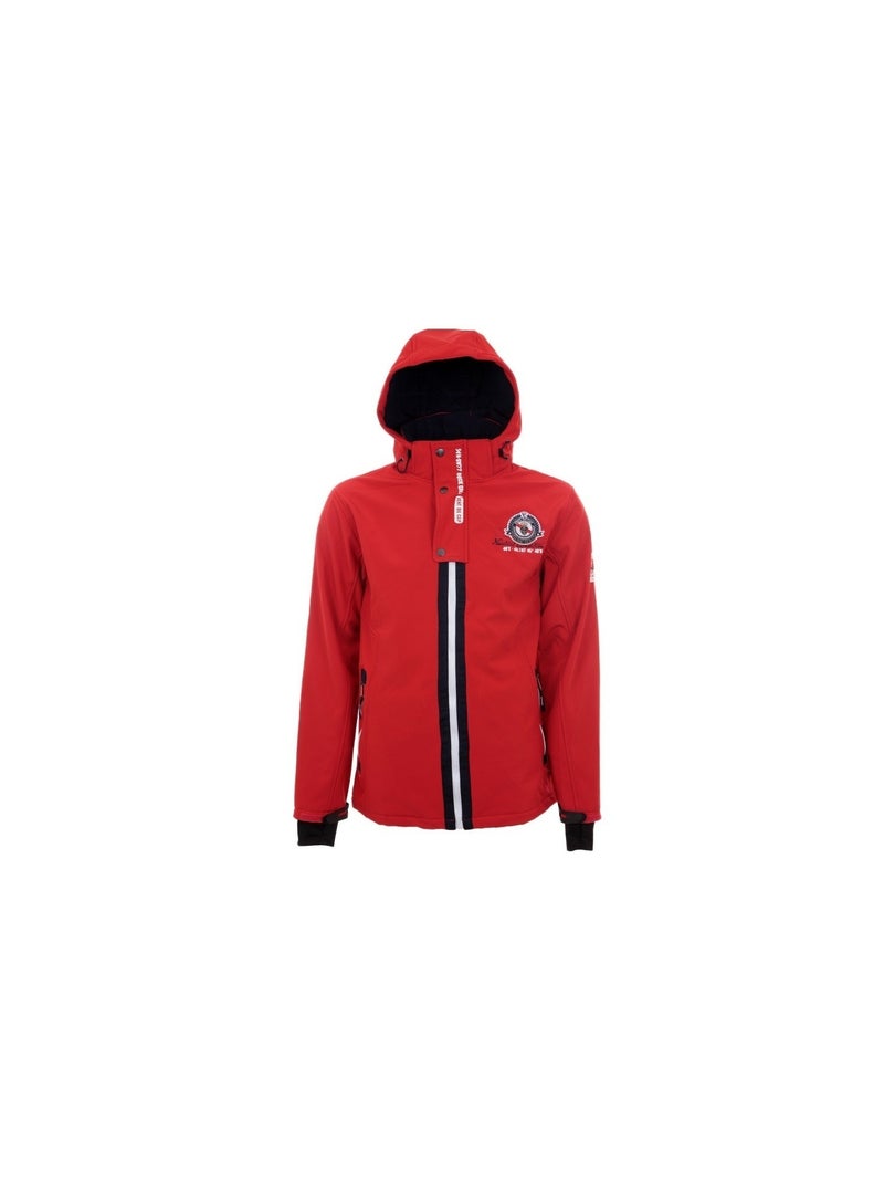 Blouson softshell   CETOM - VENT DU CAP Rouge - Kiabi