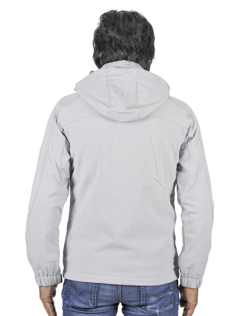 Blouson softshell   CILO - PEAK MOUNTAIN Gris - Kiabi