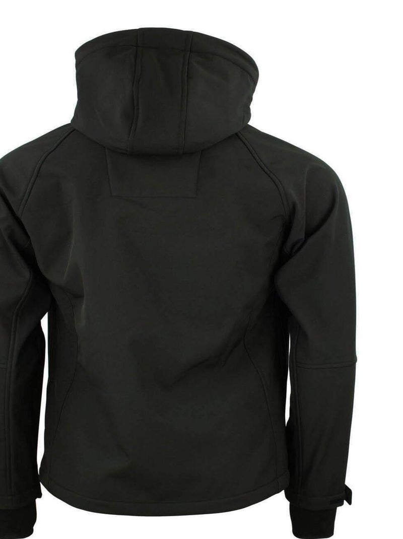 Blouson softshell   CIMALEO - PEAK MOUNTAIN Noir Noir - Kiabi