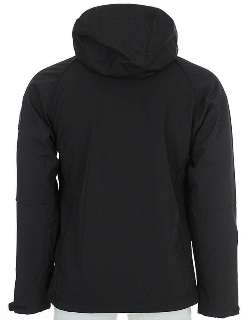 Blouson softshell   CIMALON - DEGRE CELSIUS Noir Bleu - Kiabi