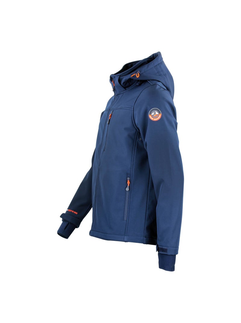 Blouson softshell CLAUDE - PEAK MOUNTAIN Bleu marine - Kiabi