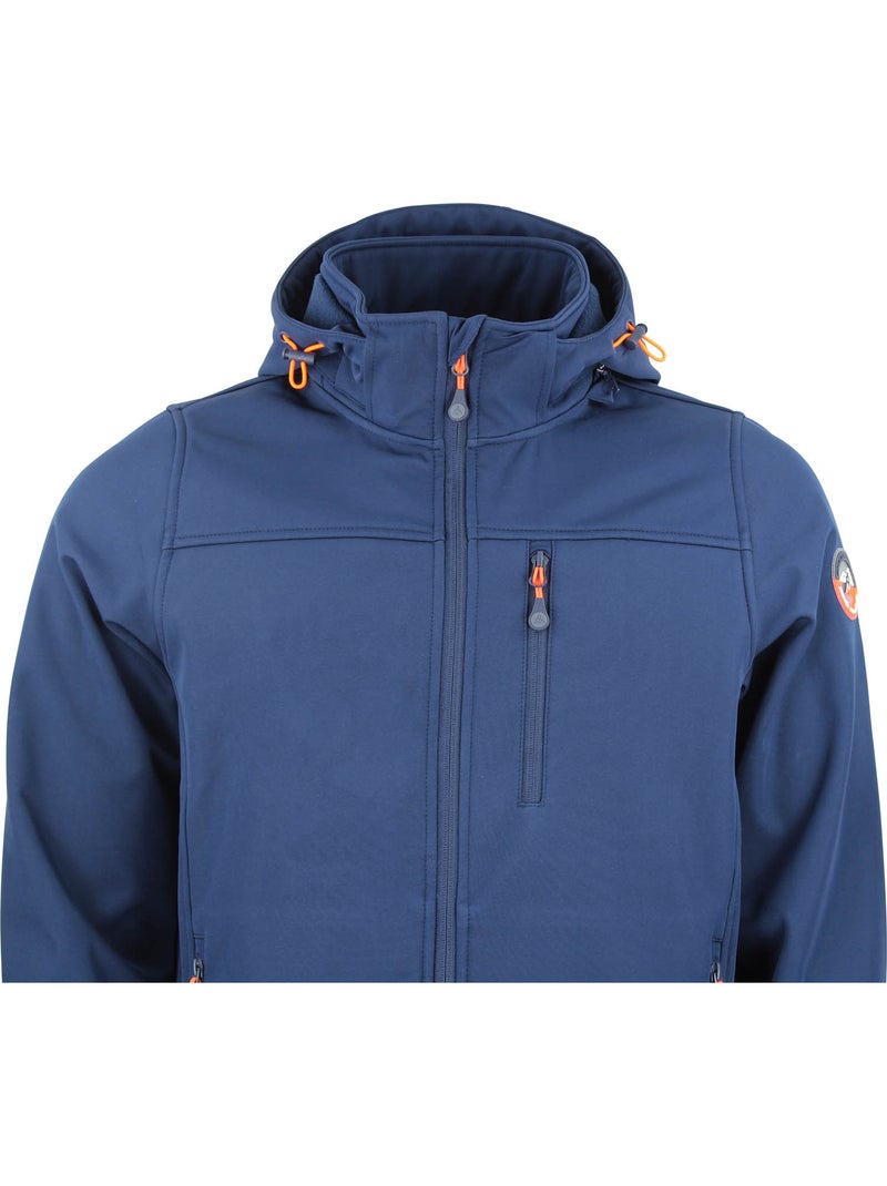 Blouson softshell CLAUDE - PEAK MOUNTAIN Bleu marine - Kiabi