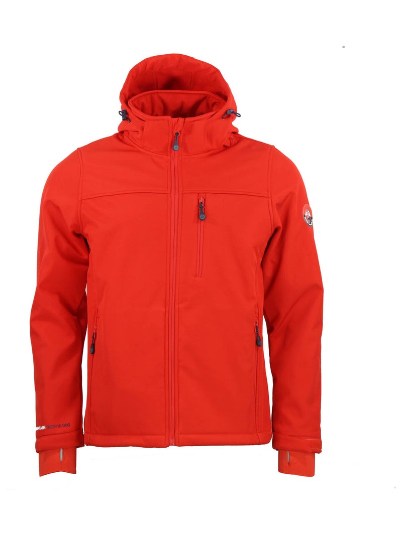 Blouson softshell CLAUDE - PEAK MOUNTAIN Orange - Kiabi