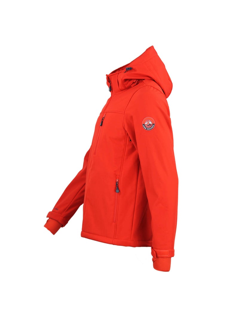 Blouson softshell CLAUDE - PEAK MOUNTAIN Orange - Kiabi