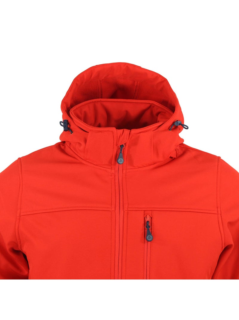 Blouson softshell CLAUDE - PEAK MOUNTAIN Orange - Kiabi