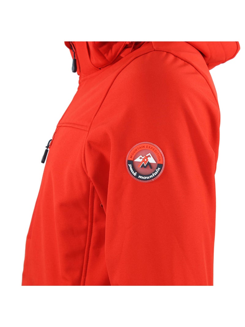 Blouson softshell CLAUDE - PEAK MOUNTAIN Orange - Kiabi