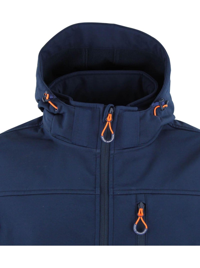 Blouson softshell CLAUDIO - PEAK MOUNTAIN Bleu marine - Kiabi