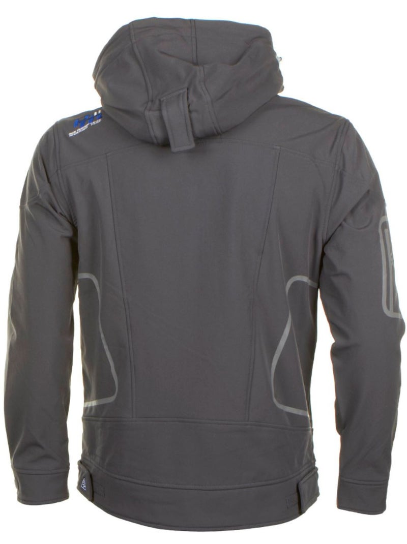 Blouson softshell   COFTIBI - PEAK MOUNTAIN Gris - Kiabi