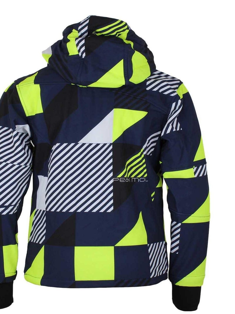 Blouson softshell   COVER - PEAK MOUNTAIN Bleu marine - Kiabi