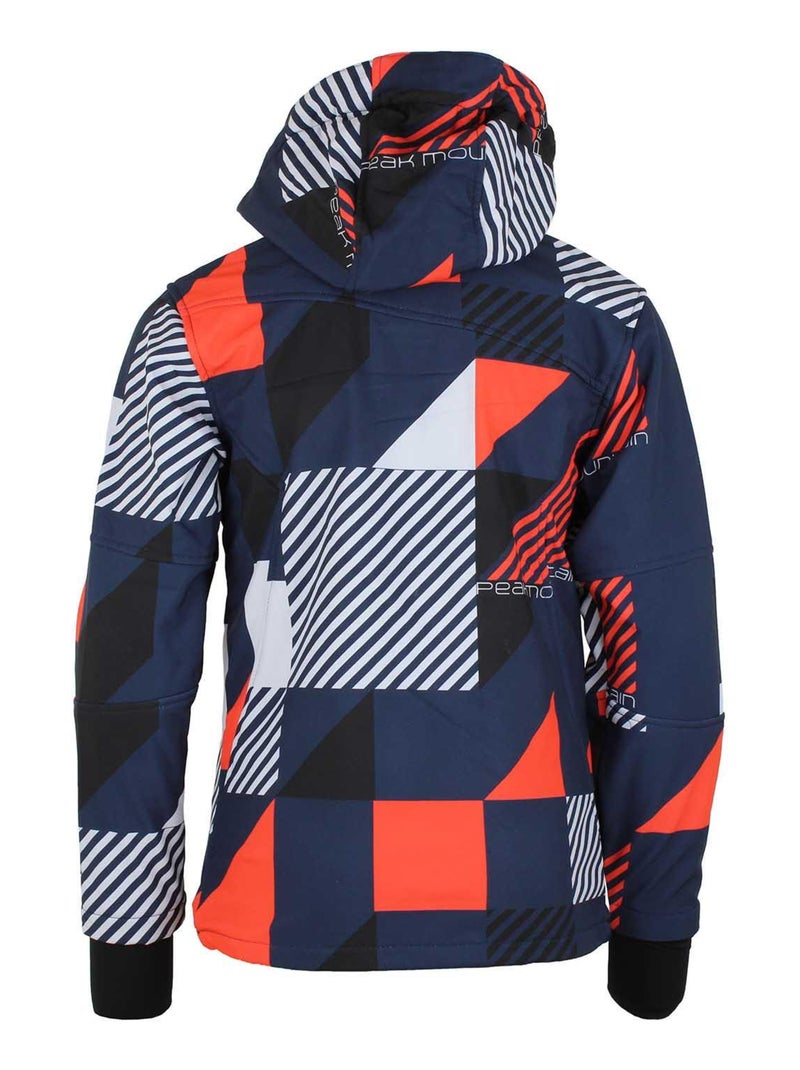 Blouson softshell   COVER - PEAK MOUNTAIN Bleu marine - Kiabi