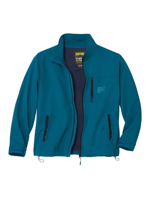 Blouson Softshell Doublé Micropolaire   - ATLAS FOR MEN - Kiabi