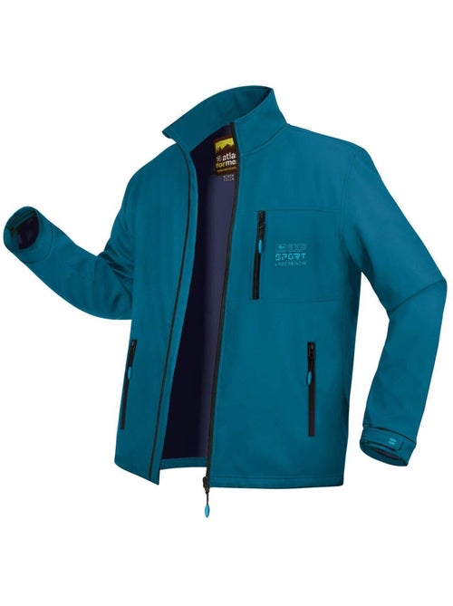 Blouson softshell doublé micropolaire - atlas for men - Kiabi Blouson softshell doublé micropolaire - atlas for men - Kiabi