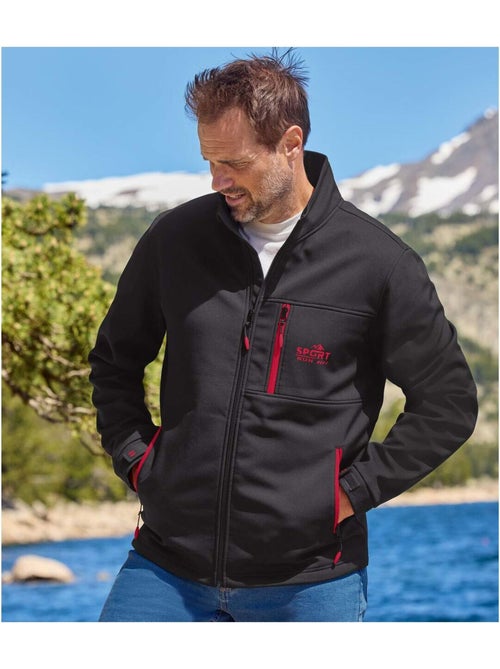 Blouson softshell doublé polaire - atlas for men - Kiabi