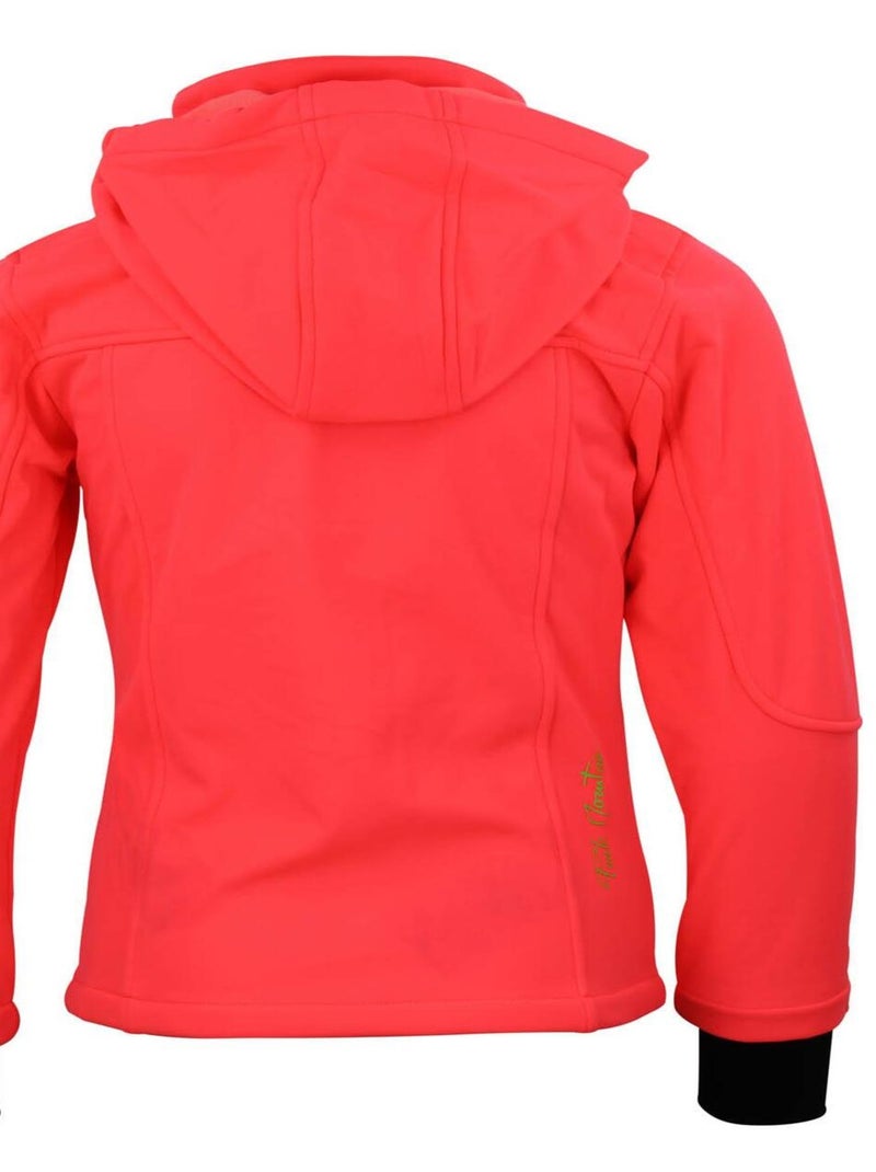 Blouson softshell fille FANNE - PEAK MOUNTAIN Orange - Kiabi