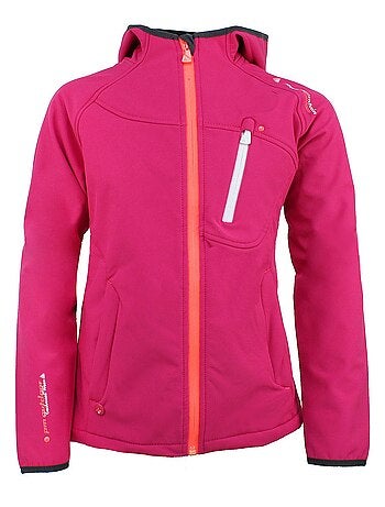 Blouson softshell fille FANSO - PEAK MOUNTAIN