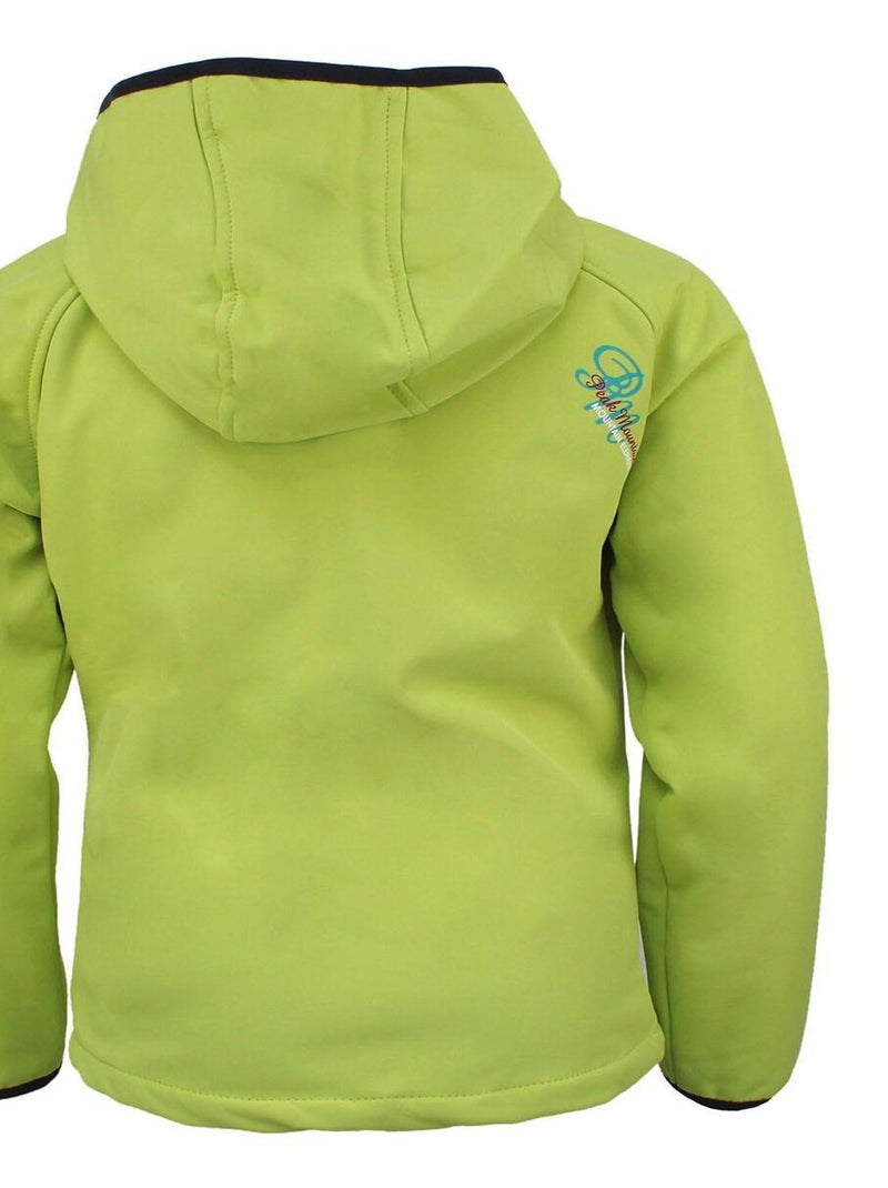Blouson softshell fille FANSO - PEAK MOUNTAIN Vert anis - Kiabi