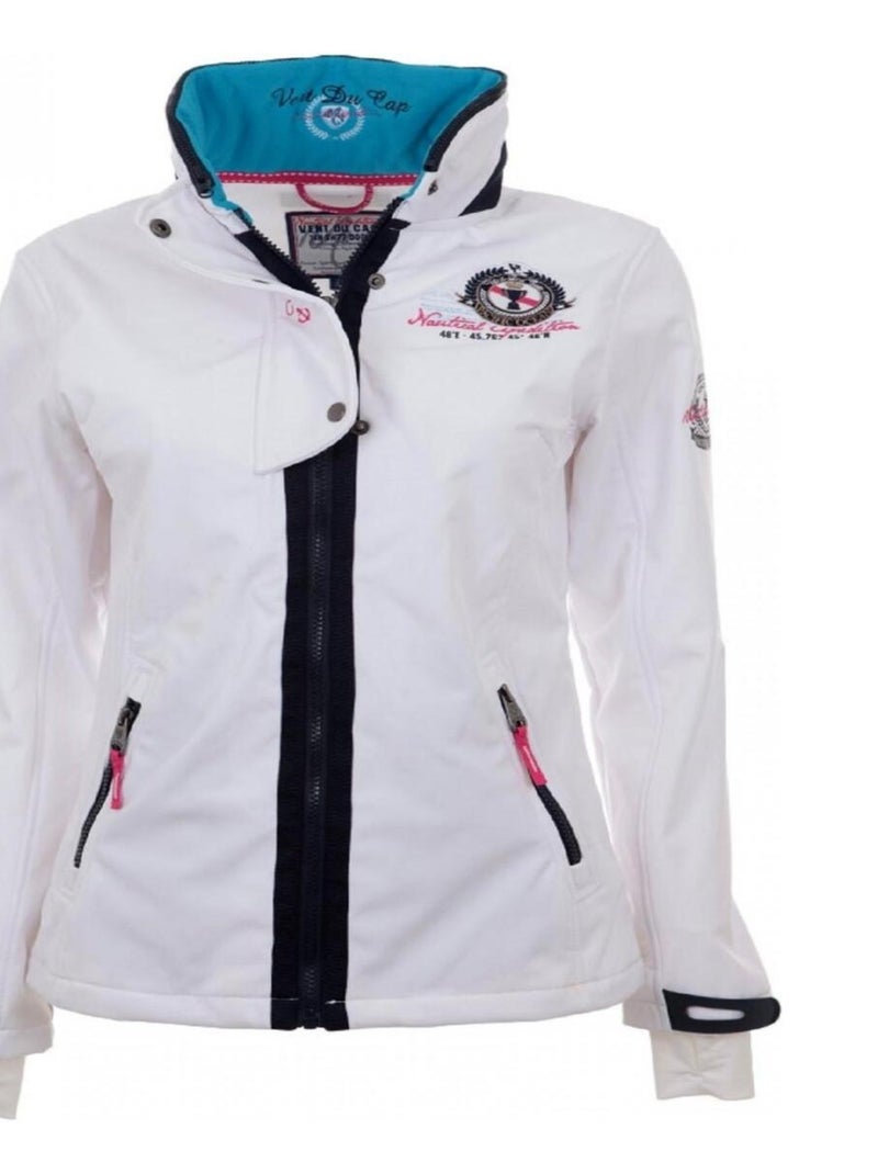 Blouson softshell fille GADJI - VENT DU CAP Blanc - Kiabi