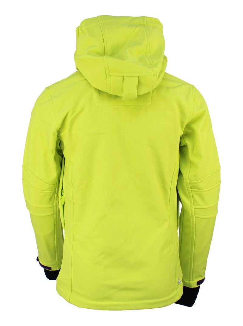 Blouson softshell fille GAMALA - PEAK MOUNTAIN Vert anis - Kiabi