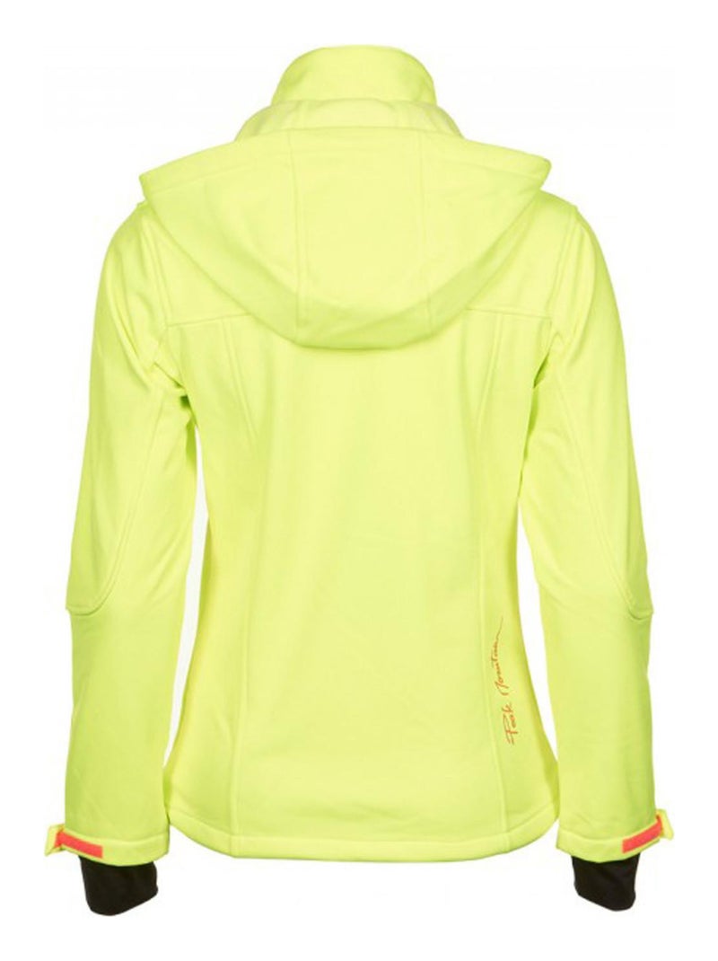Blouson softshell fille GANNE - PEAK MOUNTAIN Jaune - Kiabi