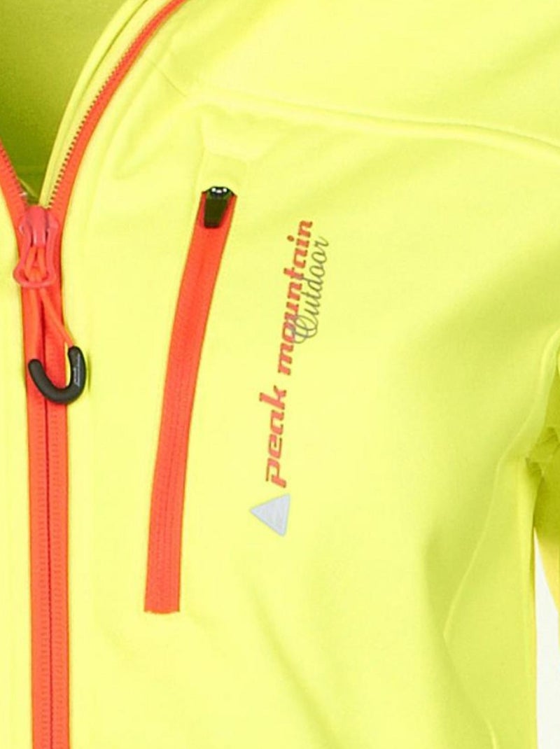 Blouson softshell fille GANNE - PEAK MOUNTAIN Jaune - Kiabi