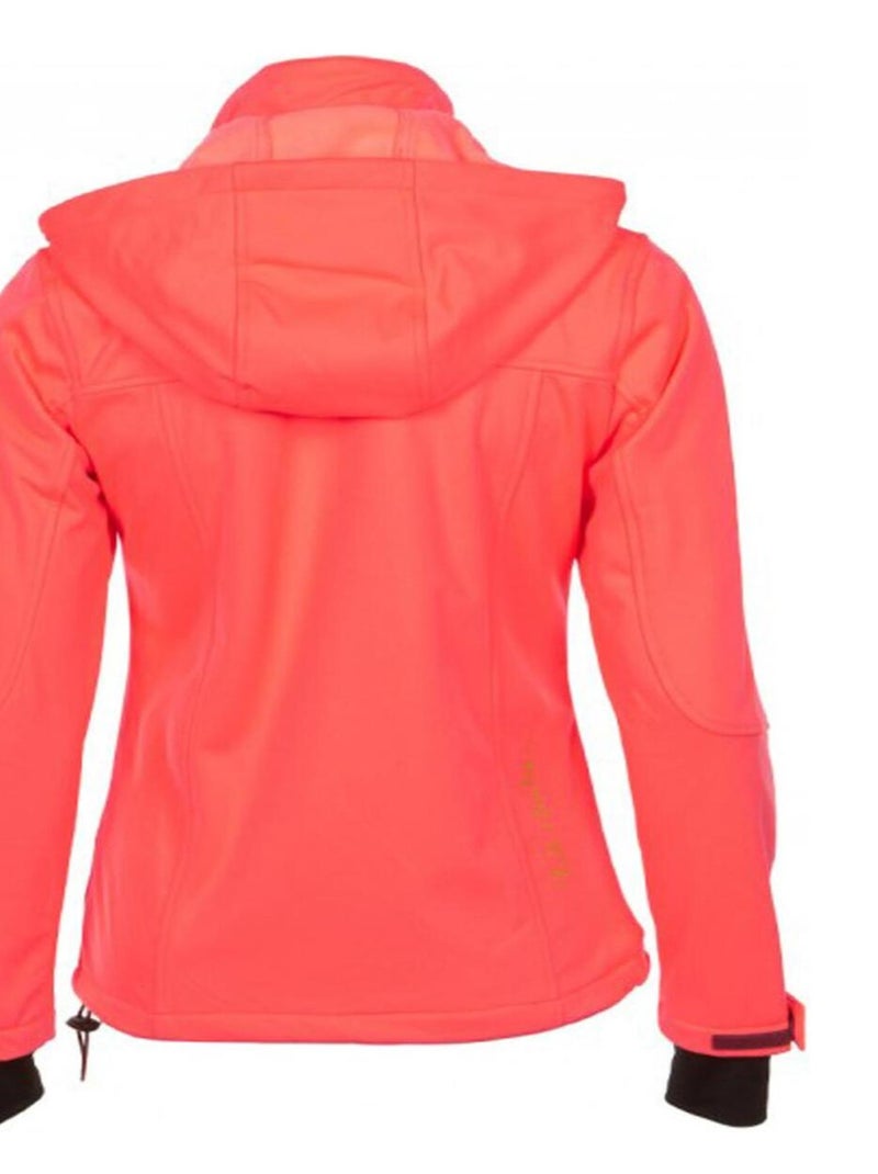 Blouson softshell fille GANNE - PEAK MOUNTAIN Orange - Kiabi