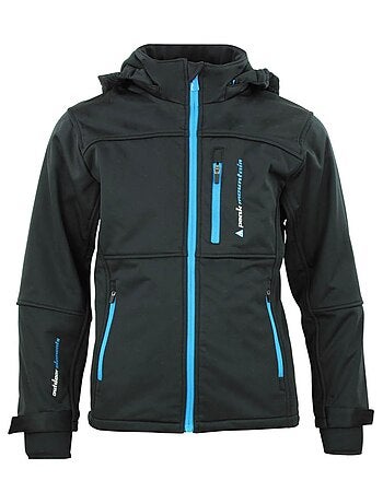 Blouson softshell garçon ECANNE - PEAK MOUNTAIN
