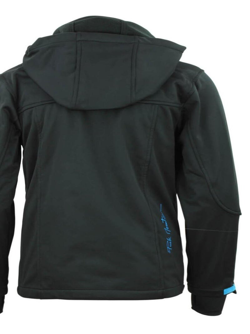 Blouson softshell garçon ECANNE - PEAK MOUNTAIN Noir Bleu - Kiabi