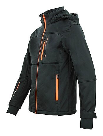 Blouson softshell garçon ECANNE - PEAK MOUNTAIN
