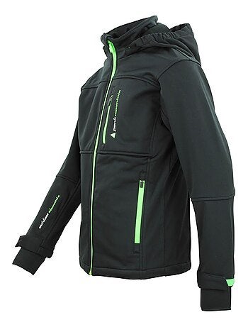 Blouson softshell garçon ECANNE - PEAK MOUNTAIN