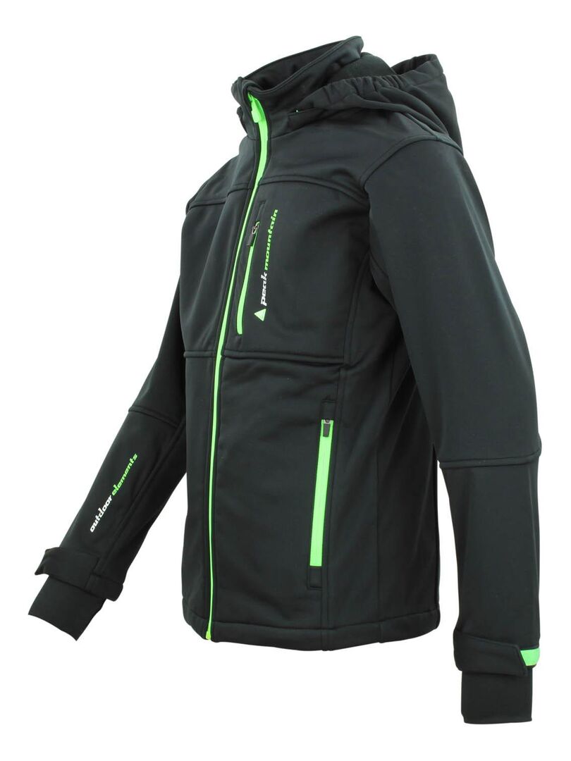 Blouson de ski garçon ECETAL - PEAK MOUNTAIN - Vert anis - Kiabi