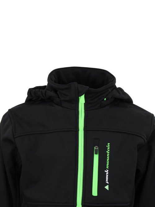 Blouson softshell garçon ECANNE - PEAK MOUNTAIN - Kiabi
