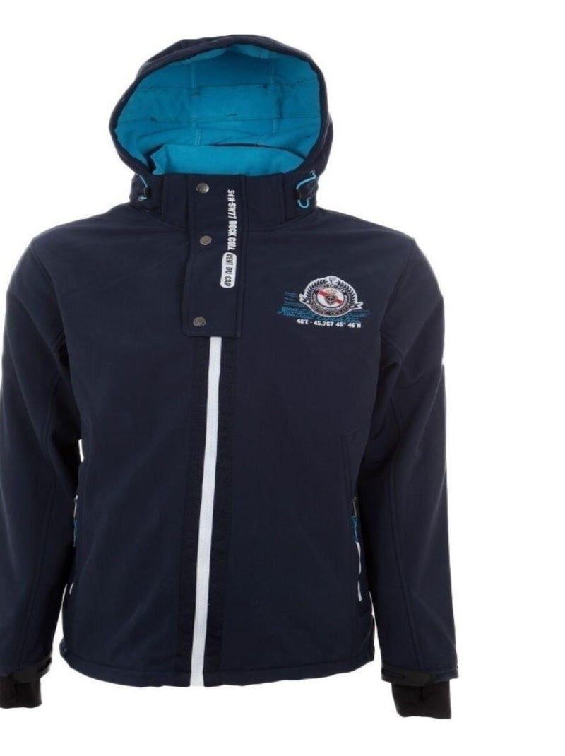 Blouson softshell garçon ECETOM - VENT DU CAP Bleu marine - Kiabi