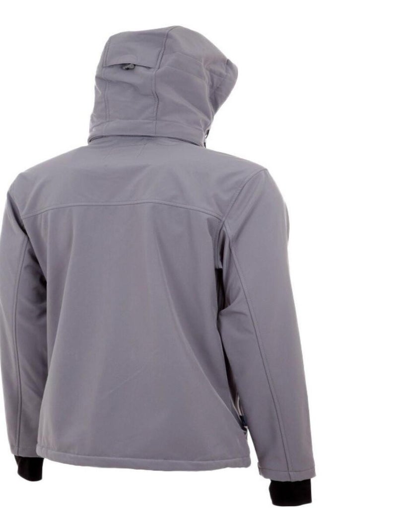Blouson softshell garçon ECETOM - VENT DU CAP Gris - Kiabi