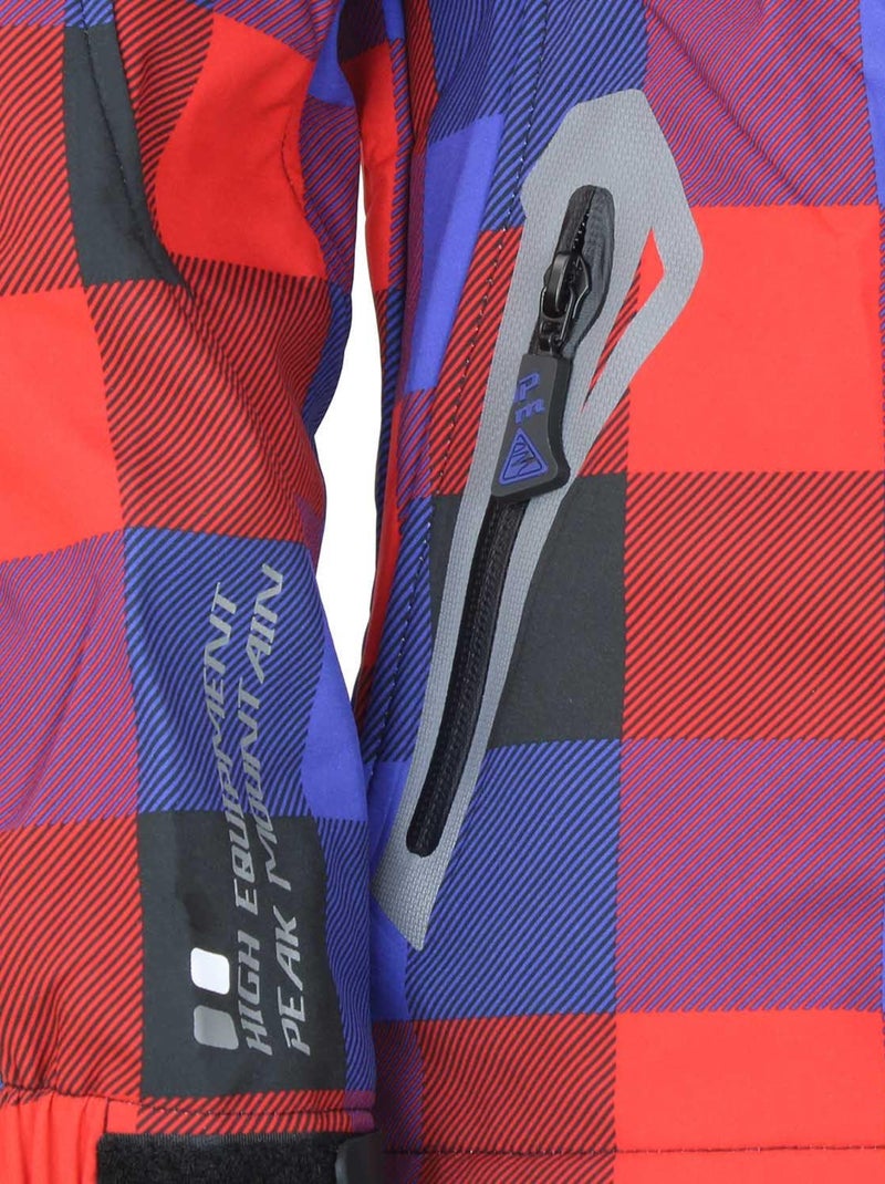 Blouson softshell garçon ECINA - PEAK MOUNTAIN Rouge - Kiabi