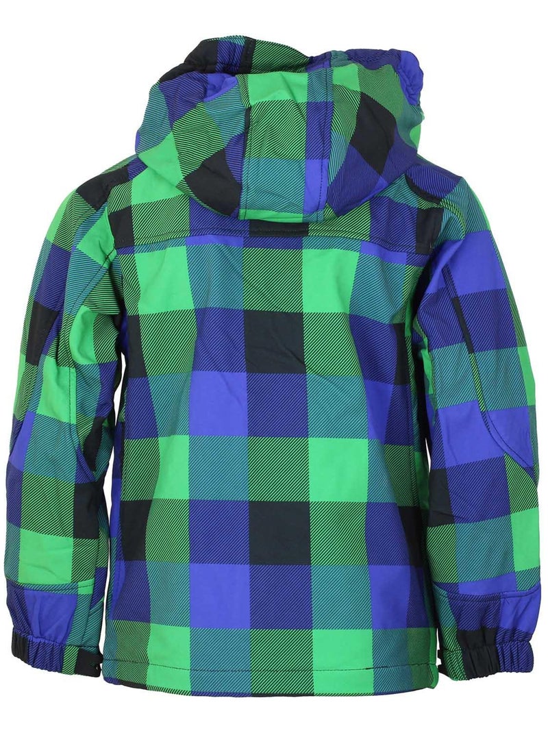 Blouson softshell garçon ECINA - PEAK MOUNTAIN Vert - Kiabi