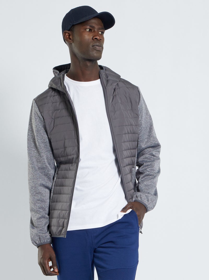Blouson sport Gris - Kiabi