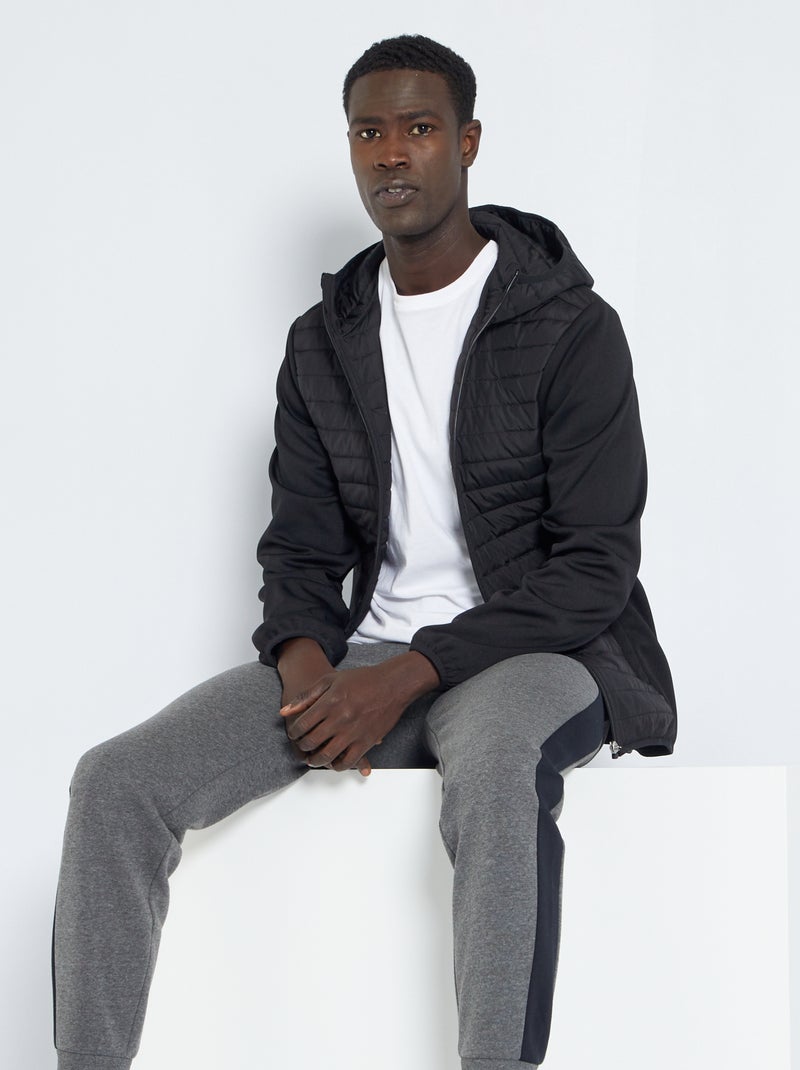 Blouson sport noir - Kiabi