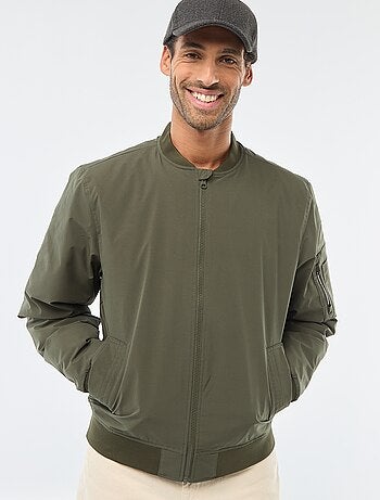 Blouson style aviateur avec poche zippée sur la manche