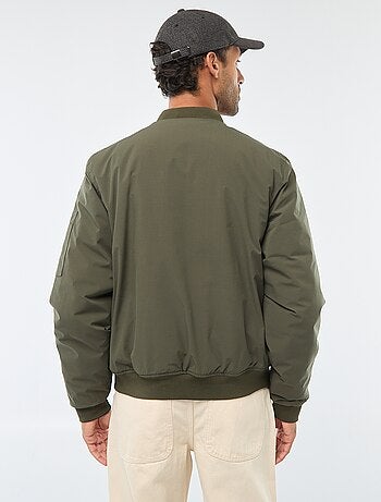 Blouson style aviateur avec poche zippée sur la manche