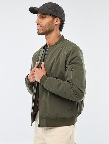 Blouson style aviateur avec poche zippée sur la manche