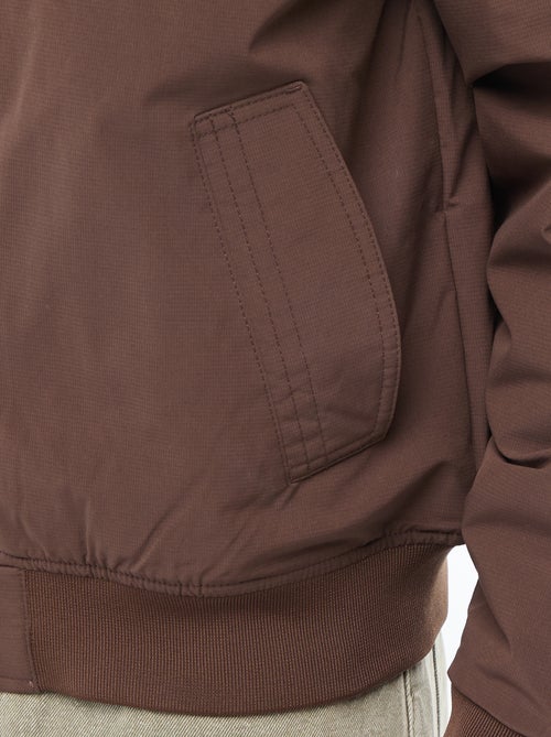 Blouson style aviateur avec poche zippée sur la manche - Kiabi