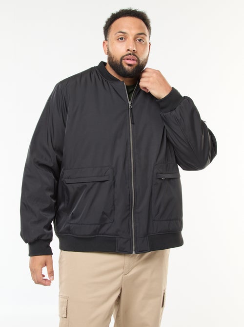 Blouson style aviateur effet satiné - Kiabi