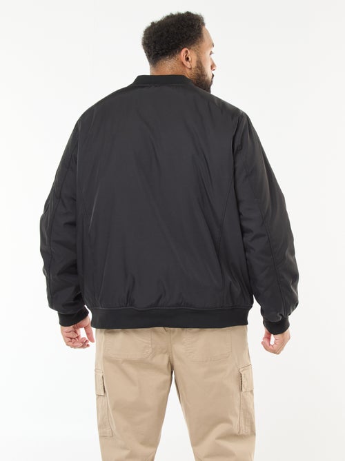 Blouson style aviateur effet satiné - Kiabi