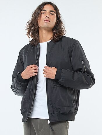 Blouson style aviateur poches à soufflet double entrée