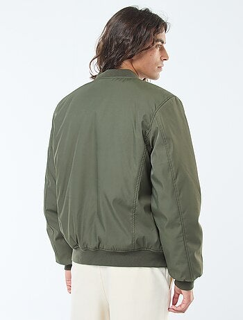 Blouson style aviateur poches à soufflet double entrée