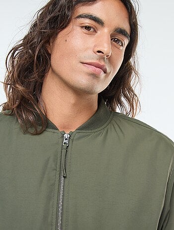 Blouson style aviateur poches à soufflet double entrée