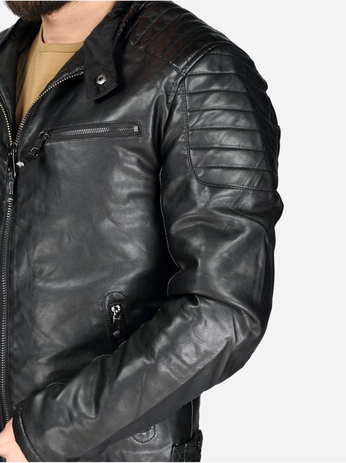 Blouson style motard - Mentex - Kiabi