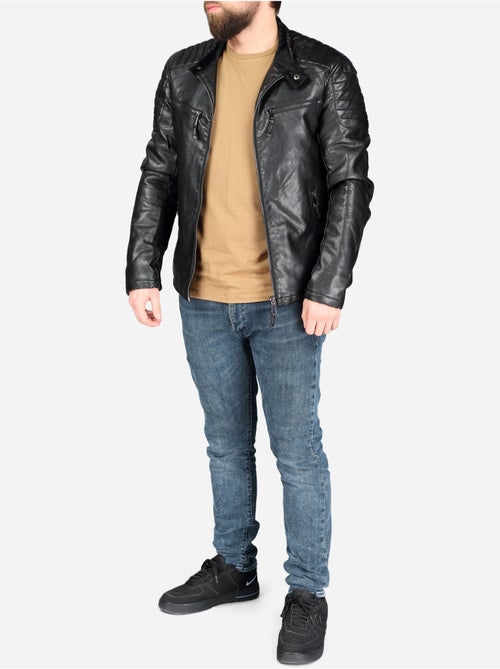 Blouson style motard - Mentex - Kiabi